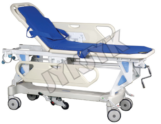 Stretcher per pazienti ospedalieri regolabili integrati con schienale