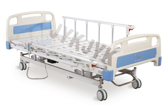 Hydraulic MOTECK Motorized Adjustable Hospital Bed Medical Grade 250kg With Footboards