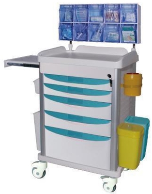 ABS Anestesia Medica Carrozze Mobili Accidente Attrezzature Trolley Con cassetti